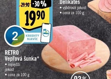 Šunka vepřová nejvyšší jakosti Albert Retro