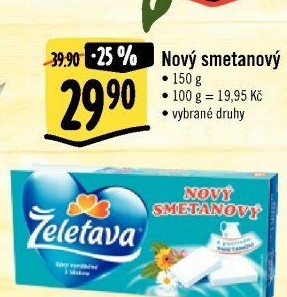 Sýr tavený Nový smetanový Želetava