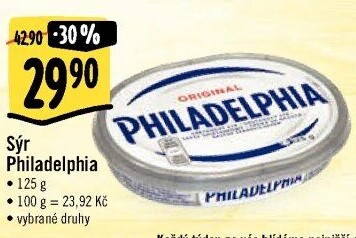 Sýr tavený smetanový Philadelphia Kraft