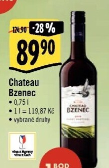 Vína Chateau Bzenec