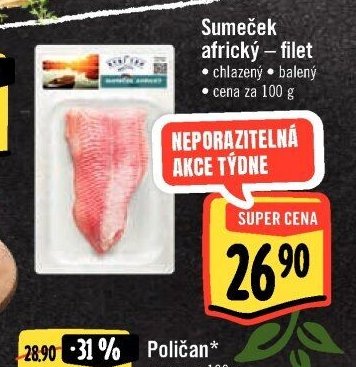 Sumeček africký – filet