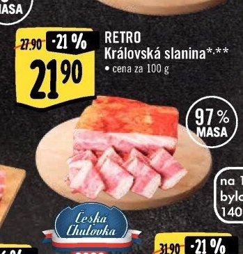 RETRO Královská slanina