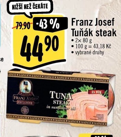 Franz Josef Tuňák steak