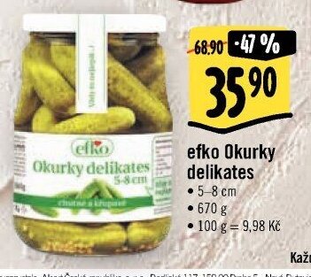 efko Okurky delikates