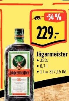 Bylinný likér Jägermeister
