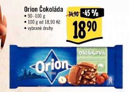 Čokoláda Orion
