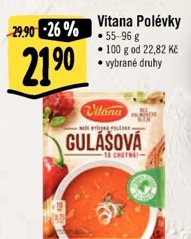 Instantní polévky Vitana