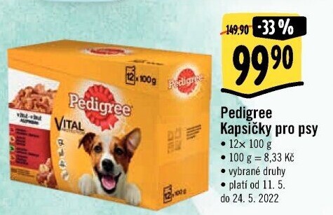 Kapsičky pro psy Pedigree