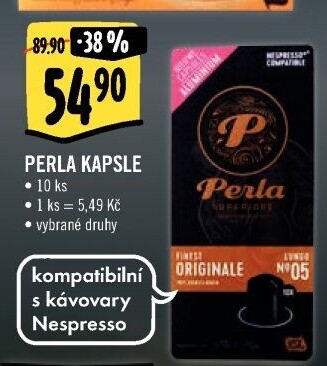 Kapsle Nespresso AH Perla