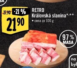 Královská slanina Albert Retro