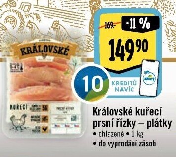 Kuřecí prsní řízky královské Albert