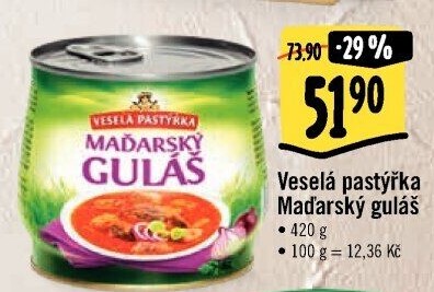 Maďarský guláš Veselá Pastýřka