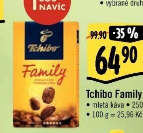 Mletá káva Family Tchibo