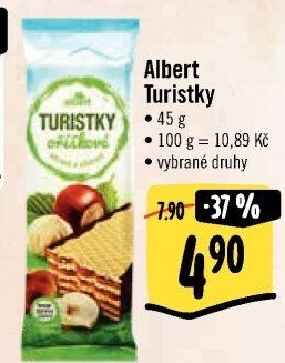 Oplatky Turistky Albert