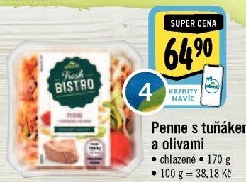 Penne s tuňákem Albert Fresh Bistro