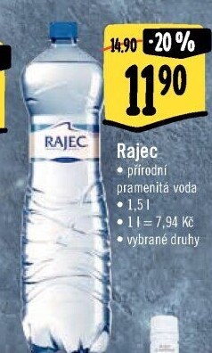 Přírodní voda Rajec