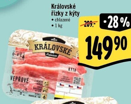 Vepřové řízky z kýty Královské Albert