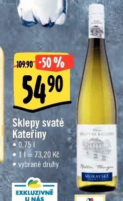 Vína Sklepy svaté Kateřiny