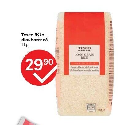 Tesco Rýže dlouhozrnná