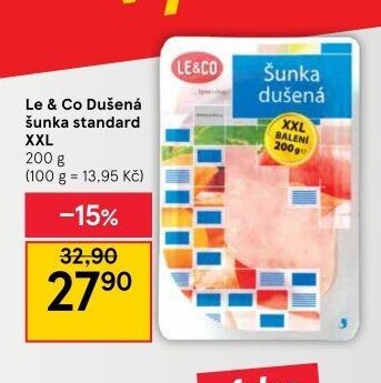 Le & Co Dušená šunka standard XXL