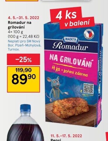 Romadur na grilování