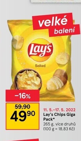 Lay's Chips Giga Pack