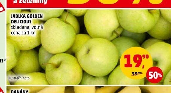 JABLKA GOLDEN DELICIOUS