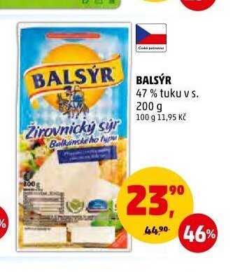 BALSÝR 47 % tuku v s. 200 g