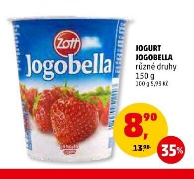 Jogurt Jogobella různé druhy