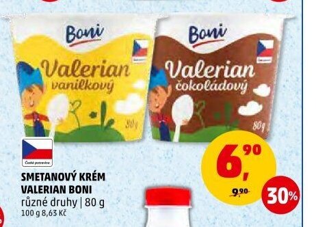 Smetanový krém Valerian Boni