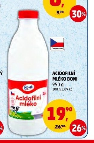 Acidofilní mléko Boni