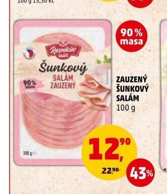ZAUZENÝ ŠUNKOVÝ SALÁM
