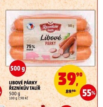 LIBOVÉ PÁRKY ŘEZNÍKŮV TALÍŘ