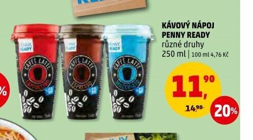 Kávový nápoj Penny Ready