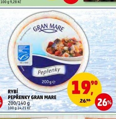 Rybí pepřenky Gran Mare