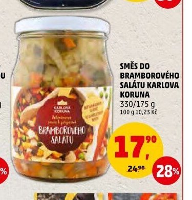 Směs do bramborového salátu Karlova Koruna