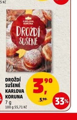 Droždí sušené Karlova Koruna