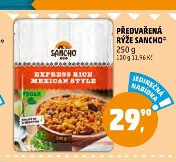 Předvařená rýže Sancho