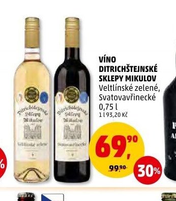 Víno Ditrichštejnské sklepy Mikulov