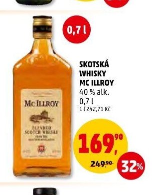 Skotská whisky Mc Ilroy