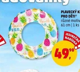 Plavecký kruh pro děti