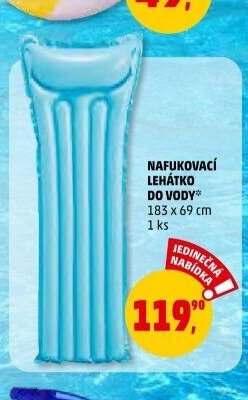 Nafukovací lehátko do vody