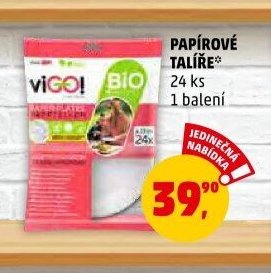 PAPÍROVÉ TALÍŘE