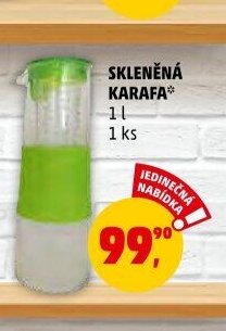 SKLENĚNÁ KARAFA