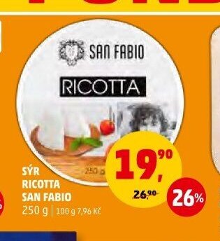 SÝR RICOTTA SAN FABIO