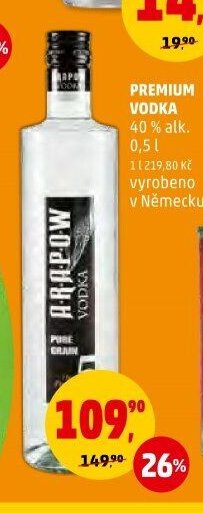 PREMIUM VODKA ARAPOW