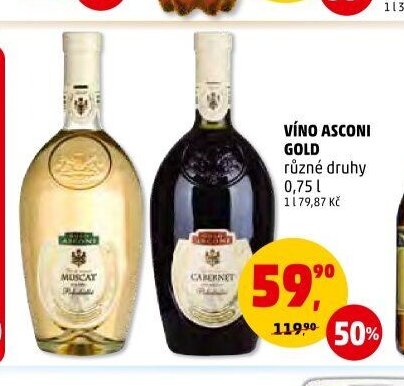 Víno Asconi Gold