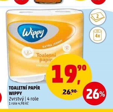 Toaletní papír Wippy