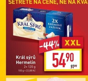 Král sýrů Hermelín