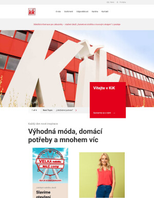 akční leták Kik textil 11.5.2022-17.5.2022